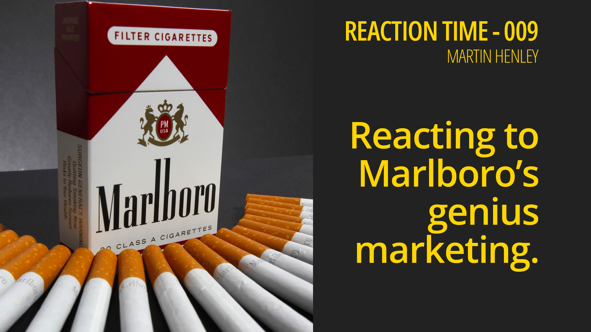 Reacting to Marlboro’s Genius Marketing – Reaction Time 009
