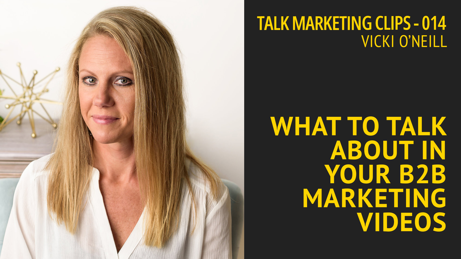 What to talk about in your B2B marketing videos – Effective Marketing Clips 014